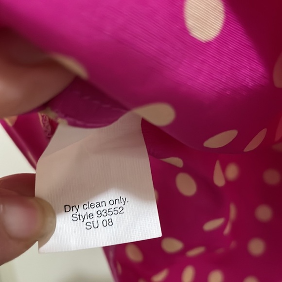 J. Crew pink polka dot blouse (sz m) - Picture 3 of 5